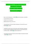 MDC3 Exam 2 &ndash; Verified Questions & Detailed A&plus; Answers < &lpar;Latest 2025 Edition &vert; Rasmussen College&rpar; >
