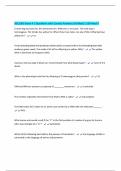 BSC1005 Exam 4 &vert; Questions with Correct Answers &lpar;Verified&rpar; &vert; 100 Pass&excl;&excl;&excl;