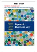TEST BANK for Dynamic Business Law&comma; 6th Edition by Kubasek&comma; Browne&comma; Herron&comma; Dhooge&comma; and Barkacs &vert;ALL CHAPTERS&vert;