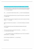 C201 Business Acumen Exam &vert; Question with Verified Solutions &vert; 100&percnt; Pass
