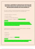 CHAPTER 32&colon; ASSESSMENT OF HEMATOLOGIC FUNCTION AND  TREATMENT MODALITIES  QUESTIONS WITH 100&percnt; VERIFIED  AND EXPLAINED ANSWERS 2025-2026 &lpar;GRADED A&plus;&rpar;