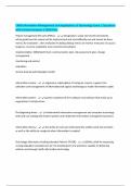 C468 Information Management and Application of Technology Exam &vert; Questions with Correct Answers &vert; 100&percnt; Pass