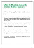 WGU C180 Unit 5 exam with precise detailed answers