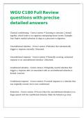 WGU C180 Full Review &lpar;189 questions&rpar; with precise detailed answers