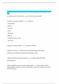 Captains Career Course Amedd Exam &vert; Questions with Correct Answers &vert; 100&percnt; Pass