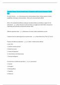 Captains Career Course Amedd Exam &vert; Questions with Correct Answers &vert; 100&percnt; Pass