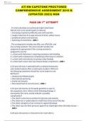 ATI RN CAPSTONE PROCTORED  COMPREHENSIVE ASSESSMENT 2019 B  &lpar;UPDATED 2023&rpar; NGN 