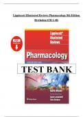 Test Bank for Lippincott Pharmacology Illustrated Reviews 8th Edition by Karen Whalen &vert; All Chapters 1-48 &vert; Complete Guide A&plus;&period;