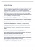 N580 EXAM QUESTIONS WITH CORRECT ANSWERS