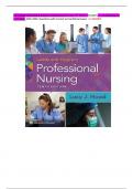 TEST BANK FOR Leddy & Pepper&rsquo;s Professional Nursing&comma; 10th Edition&comma; Chapters 1 - 22 Complete&comma; by  Lucy Hood  2025-2026&period; Questions with correct and verified answers&period; A&plus; GRADED&period; 