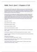 N580&period; Test 3&period; Quiz 7&period; Chapters 17-20 Questions and Answers 100&percnt; Correct