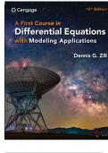 Solution Manual For A First Course in Differential Equations with Modeling Applications&comma; 12th Edition Dennis G&period; Zill