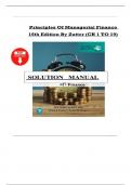 Solution Manual for Principles Of Managerial Finance 16th Edition by Chad J&period; Zutter&comma; Scott Smart