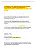 NUR450 Final Exam &vert; Blackboard Posted Questions & Case Studies &vert; Complete 2024&ndash;2025 Solution with 100&percnt; Correct Answers &lpar;A&plus; Rated&rpar;