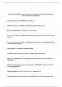 HONORS CHEMISTRY FINAL STUDY GUIDE KEY CONCEPTS AND PRACTICE WITH CORRECT ANSWERS&excl;&excl;
