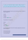 AFLAC STUDY PRE CERT&period; PRACTICE EXAM 2025 QUESTIONS AND ANSWERS