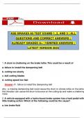 ASE BRAKES A5 TEST EXAMS 1&comma; 2&comma; AND 3 &vert; ALL QUESTIONS AND CORRECT ANSWERS &vert; ALREADY GRADED A&plus; &vert; VERIFIED ANSWERS &vert; LATEST VERSION 2025