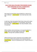  BLS for Healthcare Providers Exam &ndash; 2025 Updated Actual Exam with Correct Answers &vert; Basic Life Support CPR & AED Skills &vert; AHA-Compliant Certification Review