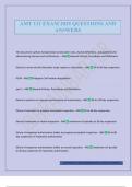AMT 111 EXAM 2025 QUESTIONS AND ANSWERS