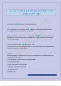 AS 408 TEST 1 EXAM 2025 QUESTIONS AND ANSWERS