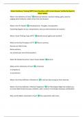 Master Resiliency Training &lpar;MRT&rpar; Exam Questions with Correct Answers Verified by Experts&vert;  Latest Update