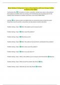 Master Resilience Training Level 1 Course v2 Exam Questions with Correct Answers Verified  by Experts&vert; Latest Update 