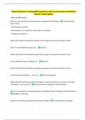 Master Resilience Training &lpar;MRT&rpar; Questions with Correct Answers Verified by  Experts&vert; Latest Update