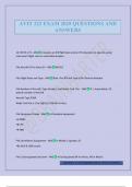 AVIT 222 EXAM 2025 QUESTIONS AND ANSWERS