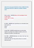 AMCA PTTC study guide 2025&sol;2026  ACTUAL COMPLETE REAL   EXAM QUESTIONS WITH COMPLETE VERIFIED VERSION  2025&excl;&excl; 
