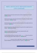BIOL 438 EXAM &num;1 2025 QUESTIONS AND ANSWERS