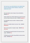 ISSA Youth Fitness Trainer EXAM 2025&sol;2026  ACTUAL COMPLETE REAL   EXAM TEST QUESTIONS & CORRECT ANSWERS &lpar;A&plus; GRADED 100&percnt;  VERIFIED&rpar; 2025 LATEST&excl;&excl; 