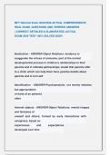MFT National Exam 2025&sol;2026 ACTUAL COMPREHENSIVE  REAL EXAM  QUESTIONS AND VERIFIED ANSWERS                             &lpar; CORRECT DETAILED & ELABORATED&rpar; ACTUAL                          EXAM 2025 TEST 100&percnt; SOLVED 2025&excl;&excl; 