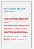 MFT National Exam 2025&sol;2026 ACTUAL  COMPREHENSIVE   REAL EXAM  QUESTIONS AND VERIFIED ACCURATE  SOLUTION &lpar;DETAILED & ELABORATED&rpar; &vert;GET IT 100&percnt;  ACCURATE&excl;&excl; 2025 TEST&excl;&excl; 