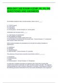 BIOLOGY 102 EXAM 4 &lpar;CHP&period; 32&comma; 33&comma; 34&rpar; QUESTIONS AND ANSWERS