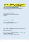 USPSTF Guidelines ACTUAL UPDATED  Exam Questions and CORRECT Answers 