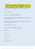 USPSTF Guidelines UPDATED ACTUAL  Exam Questions and CORRECT Answers