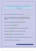 CJL EXAM 1 2025 QUESTIONS AND ANSWERS