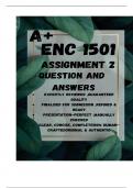 ENC1501 Assignment 2 &lpar;COMPLETE ANSWERS&rpar; 2025