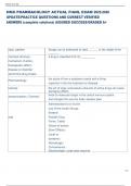 Exam &lpar;elaborations&rpar; HMX PHARMACOLOGY  