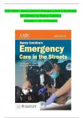 TEST BANK - Nancy Caroline&rsquo;s Emergency Care in the Streets&comma; 9th Edition by Nancy Caroline Chapters 1 - 53 &vert; All Chapters