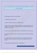 FLAGGER EXAM 2025 QUESTIONS AND ANSWERS