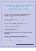 FINC 341 TAMU EXAM 1 2025 QUESTIONS AND ANSWERS