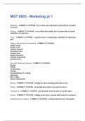 MGT 8803 PACKAGE DEAL WITH COMPLETE SOLUTIONS&excl;&excl;