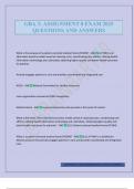 GBA 3&colon; ASSIGNMENT 8 EXAM 2025 QUESTIONS AND ANSWERS