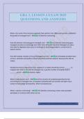 GBA 3&comma; LESSON 4 EXAM 2025 QUESTIONS AND ANSWERS