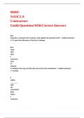 MHIC NASCLA Contractors Guide Questions With Correct Answers&period;