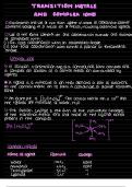 OCR A Chemistry - physical chemistry and transition elements &vert; Summary Notes 