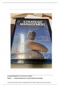 Test Bank for Strategic Management&colon; Text and Cases&comma; 11th Edition by Gregory Dess&vert;&vert;ISBN NO&colon;&vert;&vert;ISBN NO&colon;&vert;&vert;Complete Guide A&plus;