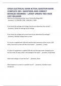 CFESA ELECTRICAL EXAM ACTUAL QUESTION BANK COMPLETE 200&plus; QUESTIONS AND CORRECT DETAILED ANSWERS &ndash; LATEST UPDATE THIS YEAR JUST RELEASED