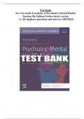 Test Bank For The Psychiatric Interview 5th Edition&lpar; Daniel J&period; Carlat &comma; 2025&rpar; All Chapters 1-34&vert; Newest Edition